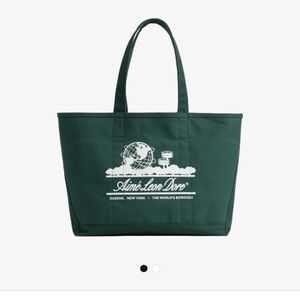 Large Green tote bag
